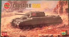 1/72 WW2 Airfix CRUSADER TANK. No instructions.