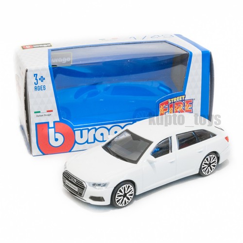 Audi avant white bburago - a6,