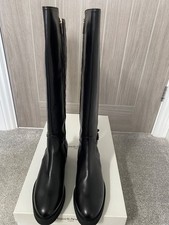 Russell And Bromley National Boots. Black. Size 8