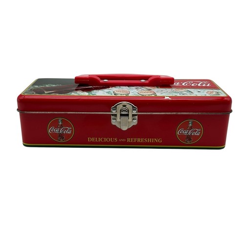 Coca cola tin hinged - cola,