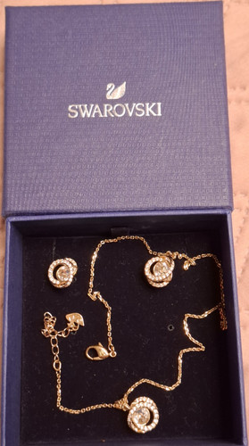 Swarovski crystal gold plated - swarovski, gold-plated