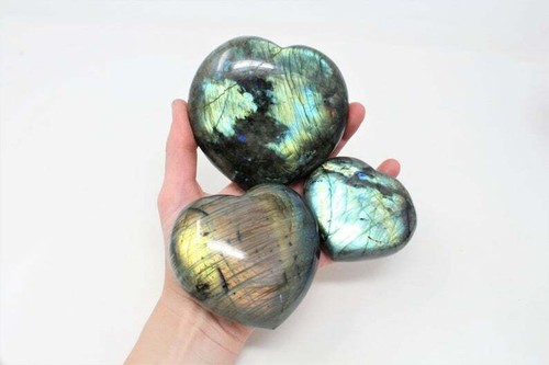 Large labradorite puffy - xl,