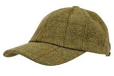 Mens Tweed Baseball Cap Teflon Coated Derby Wool Waterproof New Fishing Hunting