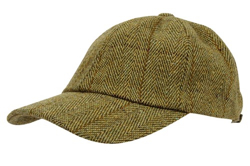 Mens tweed baseball cap teflon - baseball,