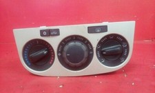 VAUXHALL CORSA D MK3 AIR-CON HEATER CONTROL PANEL MATT CHROME SILVER 2006-2014