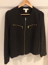 Dark grey jacket, Zip detail