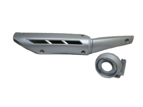Exhaust heat shield guard - shield, +
