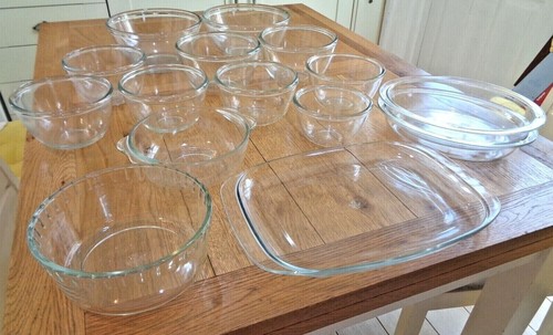 Vintage clear glass jaj - glass, pyrex