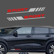 Car door side sport sticker - 2x,