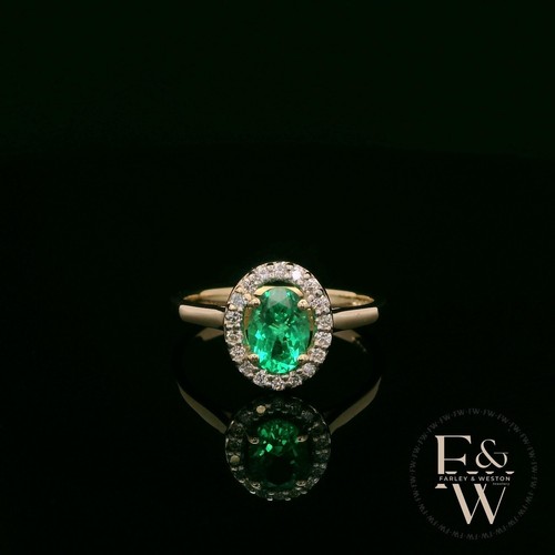 9ct gold cluster - ring, farley