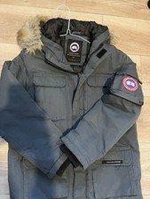 Grey Canada Goose With Fur In