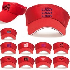 UK Classic Sports Sun Visor Cap Hat Adjustable for Golf Tennis Jogging Headband