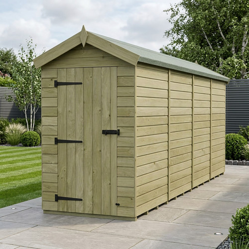 Apex shed single door - x,