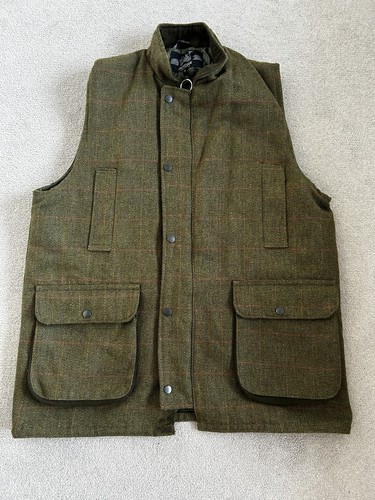 Jackdaw tweed gilet - jackdaw, xl