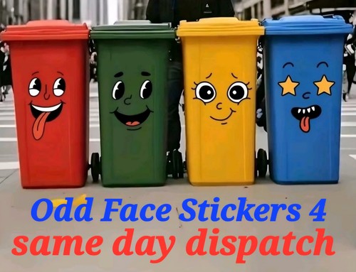 Odd bin stickers dustbin - bin,
