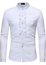 Mens Ruffle Tuxedo Dress