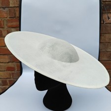 ivory large fascinator