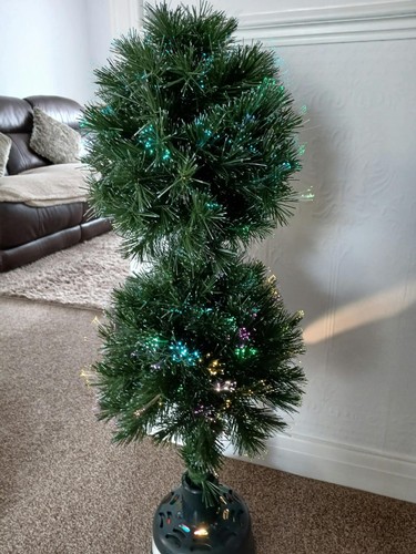 Fibre optic christmas tree - christmas,