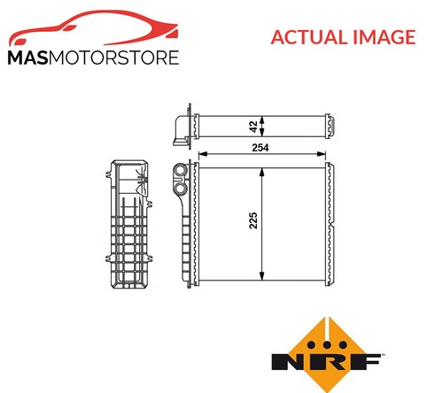 Heater radiator exchanger lhd - heater,