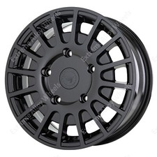 16" Black TM Alloy Wheels Fit