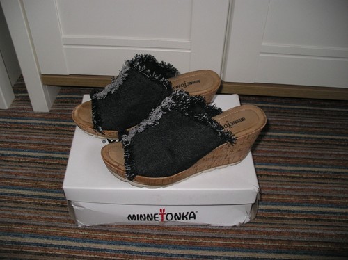 Minnetonka york black denim - minnetonka,