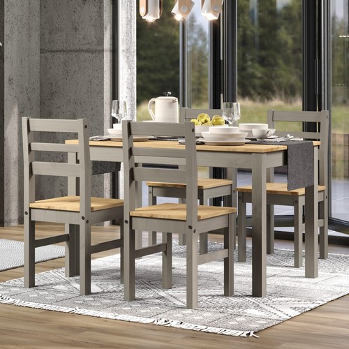 Corona grey wax dining - wax, set