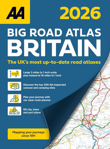 Big road atlas britain 2026 - big,