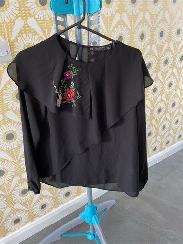 Ladies black floaty layered - floaty,