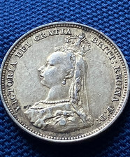 NEAR MINT 1887 QUEEN VICTORIA