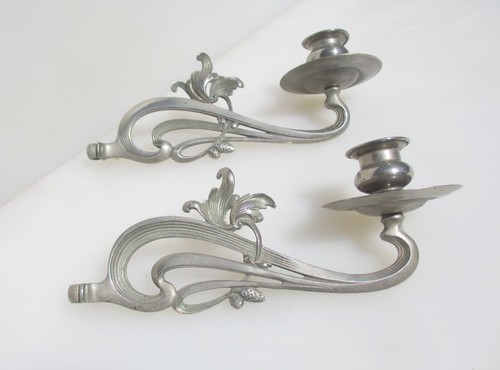 Antique brass piano - piano, candle