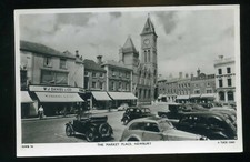 NEWBURY Berkshire  The Market Place  with a variety of CARS  Parked RP    TUCK 