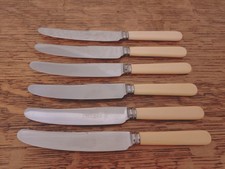 Vintage Set 6 x Faux Bone