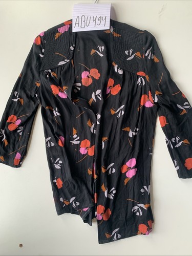Floral open front lightweight - floral,