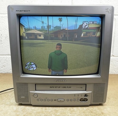 Toshiba crt combo - 14”, vhs