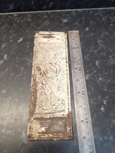 Antique metal finger - finger, plate