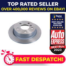 2x Brake Discs Pair Solid fits
