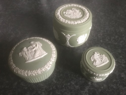 Three wedgwood jasperware - three,