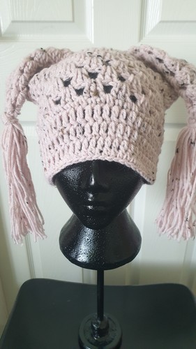 Handmade crochet jester hat - crochet,