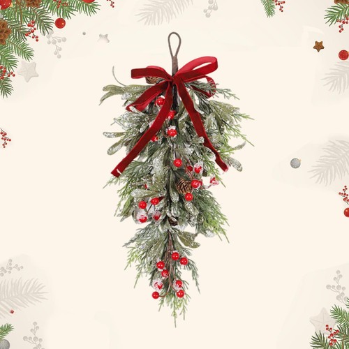 Christmas teardrop swag - christmas,