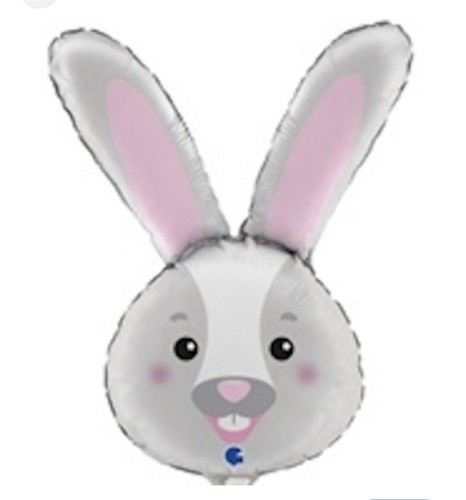 Bunny rabbit foil balloon - rabbit,