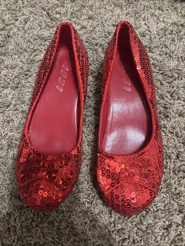 Red sparkly shoes kid size - kid, 10