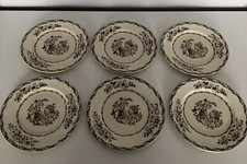 Vintage Alfred Meakin Jerome Set of 6 Plates 7” Inch Royal Marigold England Rare