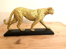 Gold tone Leopard figurine