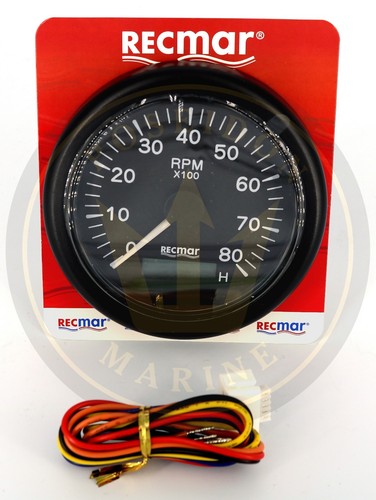 Recmar marine tach tachometer - marine,