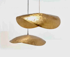 Handmade Gold Brass Pendant