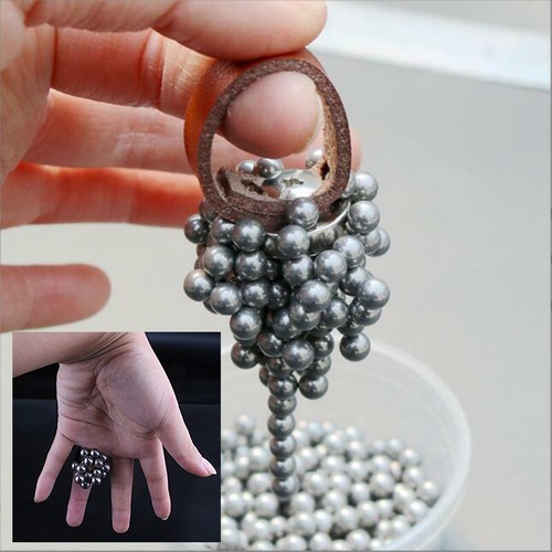 Leather magnetic ring steel - ring,