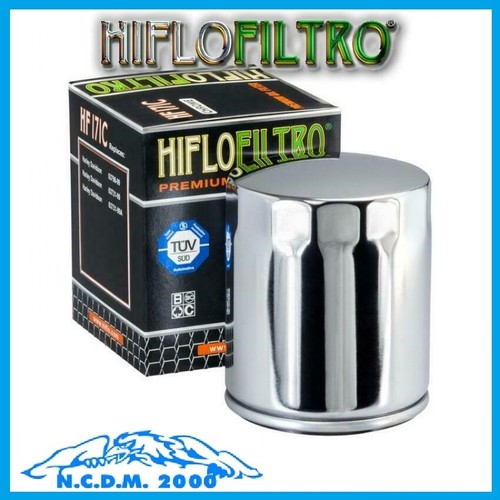 Hiflo chrome oil filter hf171c - chrome,
