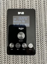 Bush Portable DAB Radio Black Rechargeable CDAB431R