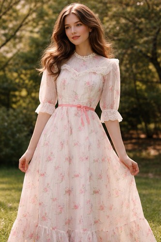 Vintage 70s bridesmaid wedding - vintage,