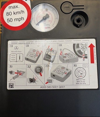 Origina mercedes tyre puncture - origina,